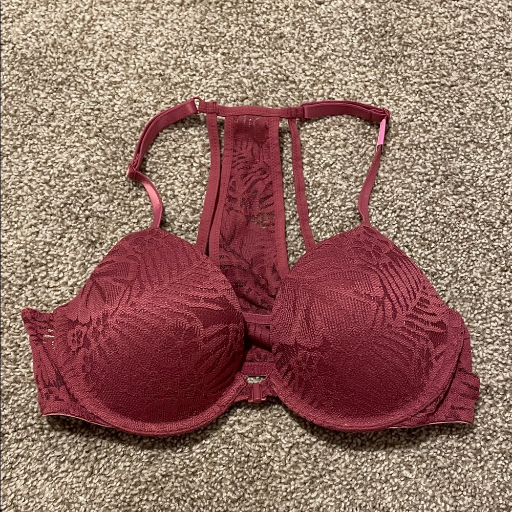 Victoria Secret PINK 34B Lacey Strappy back Bra - NEW